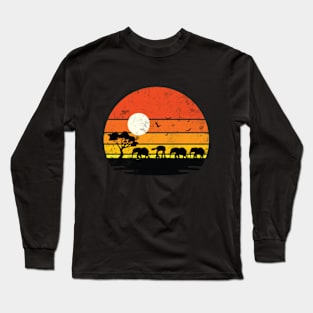 The Imperial Walk Vintage Retro Long Sleeve T-Shirt